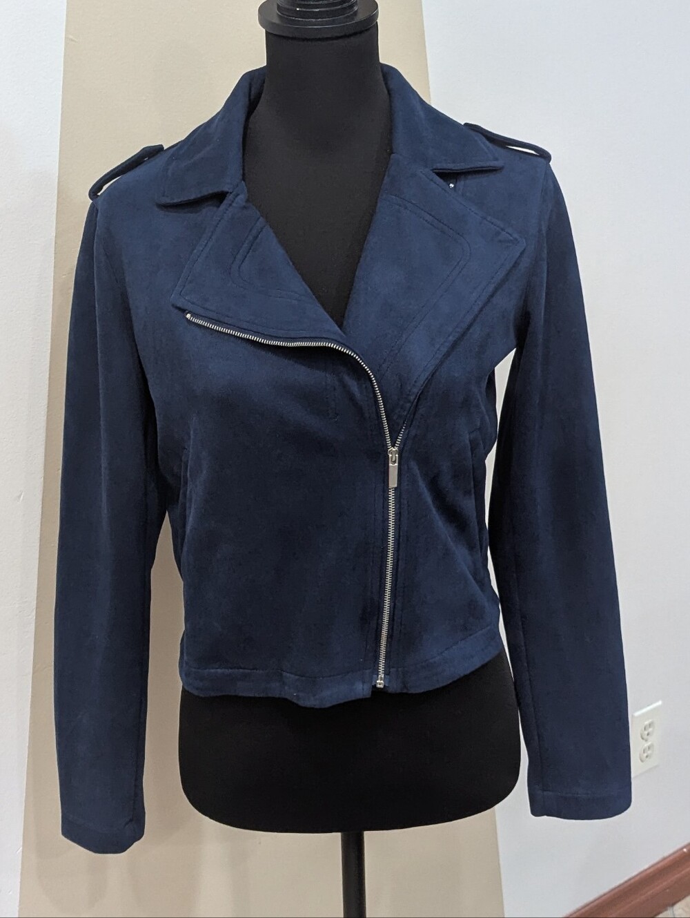 Lauren Conrad Jacket In Navy Blue Size Small